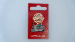 Enamel Engine Pin Badge