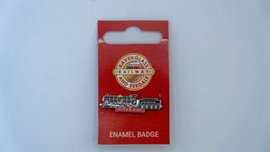 Enamel Engine Pin Badge