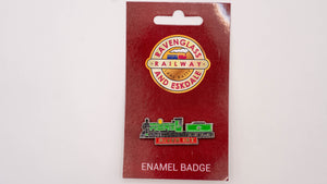 Enamel Engine Pin Badge