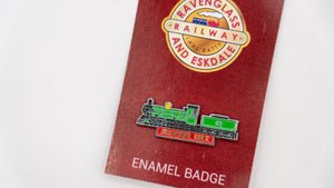 Enamel Engine Pin Badge