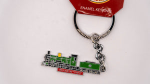 Enamel Engine Keyring