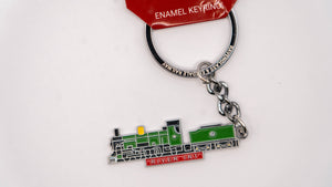 Enamel Engine Keyring